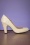 Topvintage Boutique Collection - Jeane Classy Pumps Années 50 en Crème 4