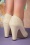 Topvintage Boutique Collection - 50s Jeane Classy Pumps in Cream 5