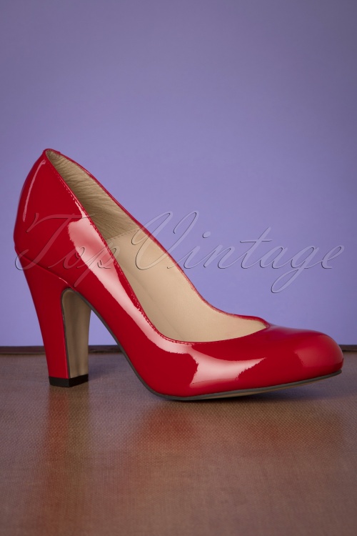 Topvintage Boutique Collection - Jeane classy pumps in lakrood 2