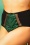 What Katie Did - 50s Natalie High Waist Fishnet Knickers in Green 2