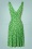 Vintage Chic 43664 Dress Green Flowers 220524 612W