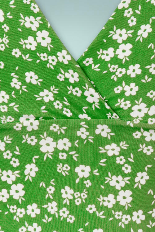 Vintage Chic 43664 Dress Green Flowers 220524 610