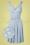 50s Grecian Daisy Dress in Soft Blue