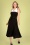 Collectif Clothing 50s Estelle Midi Dress in Black