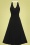 Collectif 42670 Estelle midi dress black white 220525 021LW