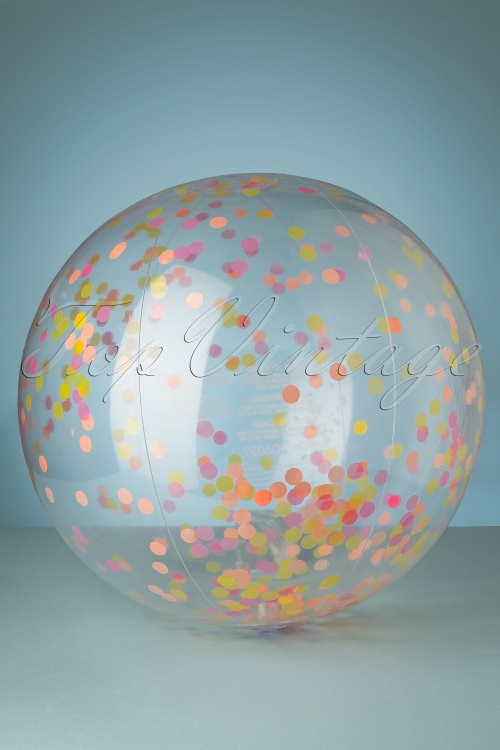 Sunny Life - Transparent Confetti Beach Ball