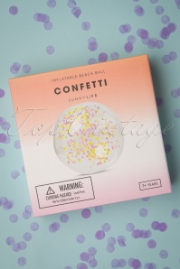 Sunny Life - Transparante confetti strandbal 2