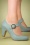 50s Madeline Mary Jane Pumps in Sky Blue