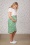 50s Kala Motel Pencil Skirt in Mint