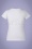 PinRock - Peggy Sue's Diner T-Shirt Années 50 en Blanc 2