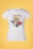 Be My Anchor T-Shirt  Années 50 en Blanc