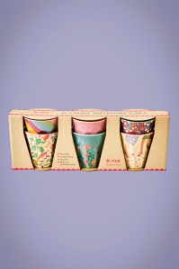 Rice - Set of 6 Small Melamine Cups 2