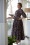 Miss Candyfloss - Maggie Lee Cherry Blossom Romance Beach Dress Années 50 en Bleu Marine 3