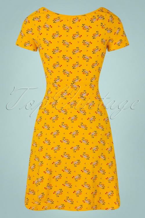 Blutsgeschwister - 60s Ducktales Romance Dress in Happy Sunday Yellow 6