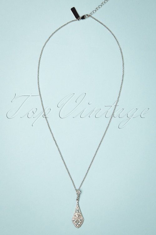 Lovely - Kristallen ketting in zilver 2