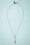 Lovely - Kristallen ketting in zilver 2