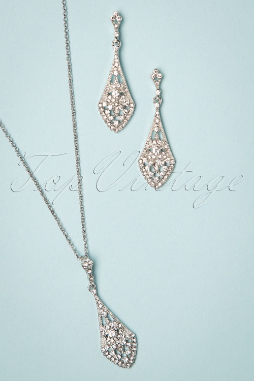 Lovely - Crystal Halskette in Silber 4