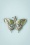Lovely Butterfly Brooch Années 30 en Vert
