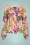 Collectif Clothing Heloise Vibrant Tropics Blouse Années 70 en Rose