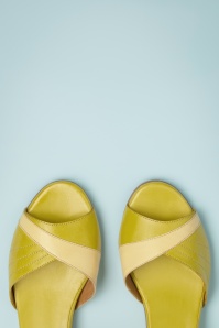 La Veintinueve - Ines sandalen in geel 3