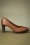 Tamaris - 50s Celine Leather Pumps Années 50 en cognac 3