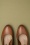 Tamaris - 50s Celine Leather Pumps Années 50 en cognac 2