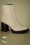 Lory Vegan Block Heel Boots Años 70 en Marfil