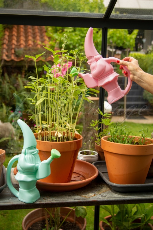 Rice - Gnome Shaped Watering Can in Candy Pink 2