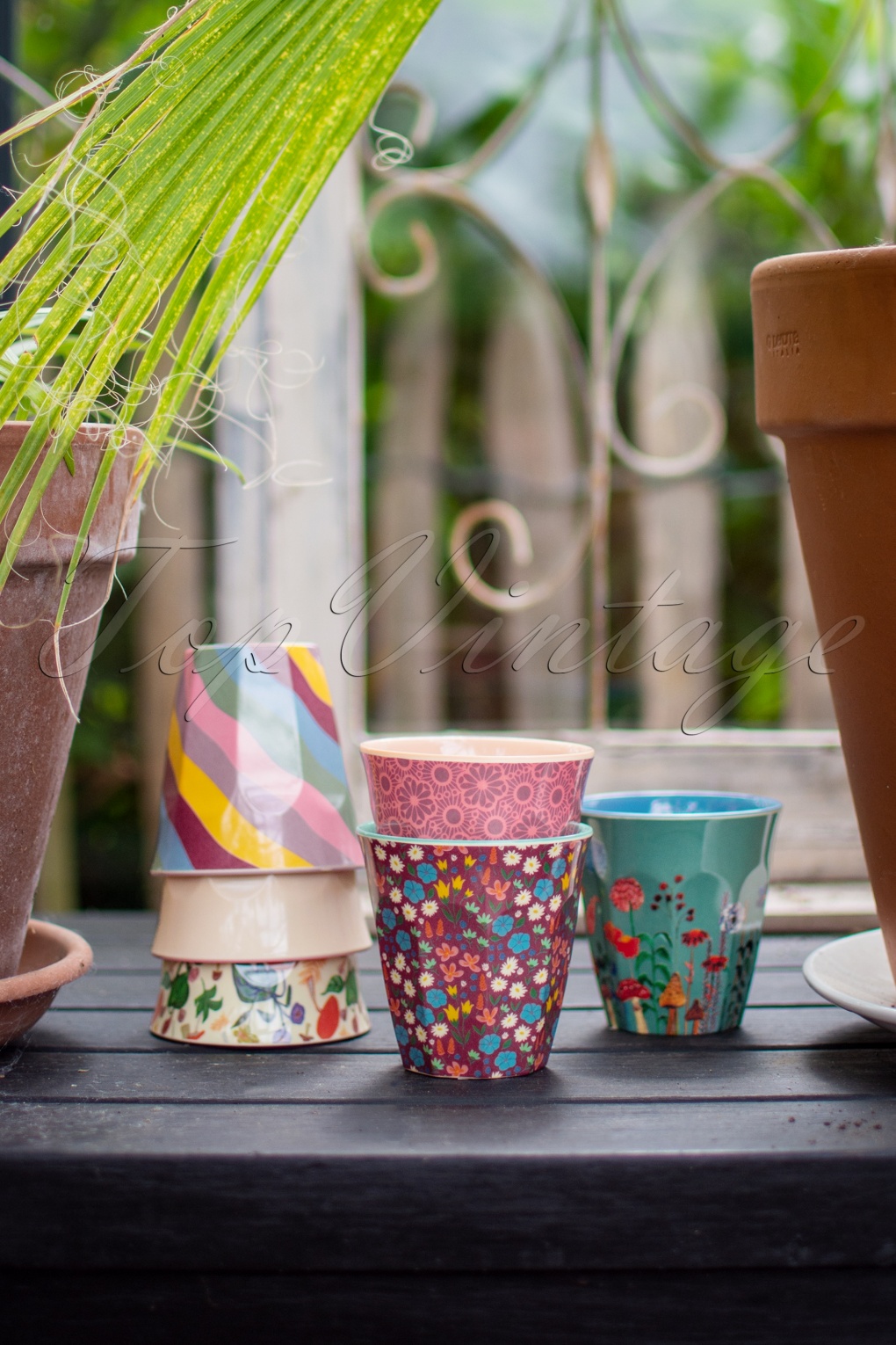 Set of 6 Small Melamine Cups