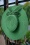 50s Monique Wide Brim Straw Hat in Green