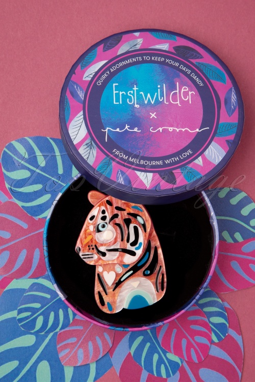 Erstwilder - The Tranquil Tiger Brooch 2