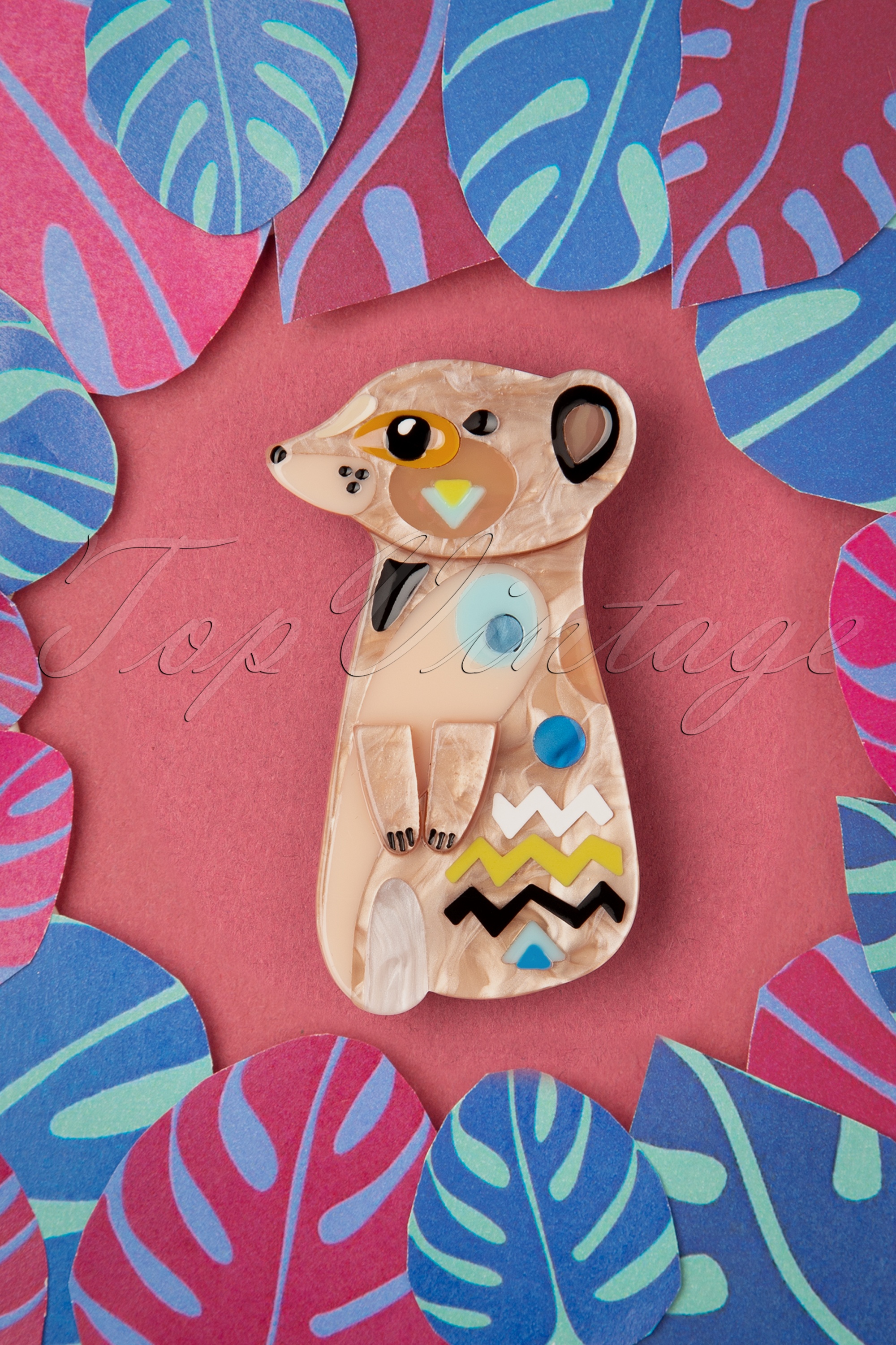 Erstwilder - The Masterful Meerkat broche