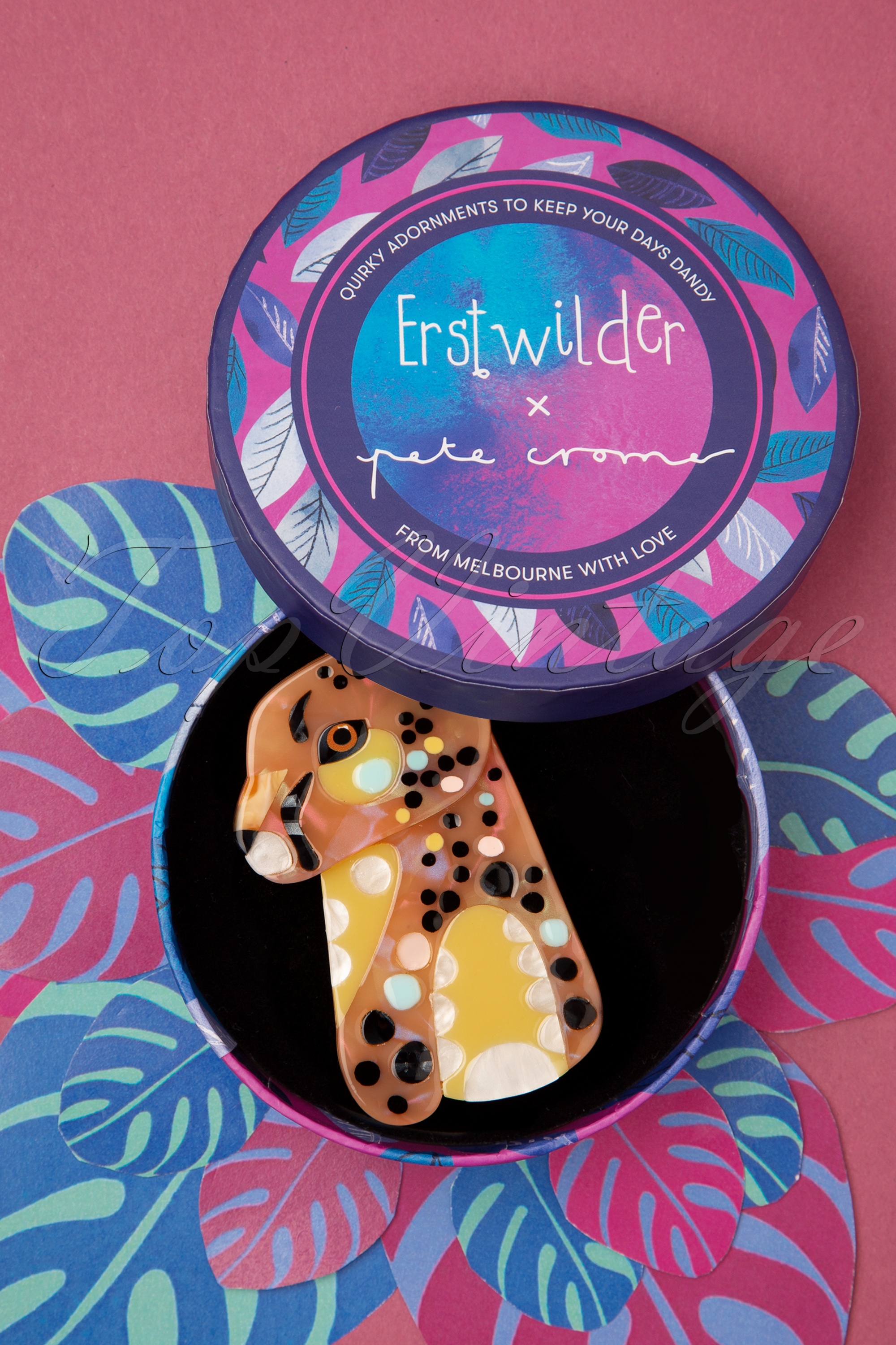 Erstwilder - The Choosy Cheetah broche 2