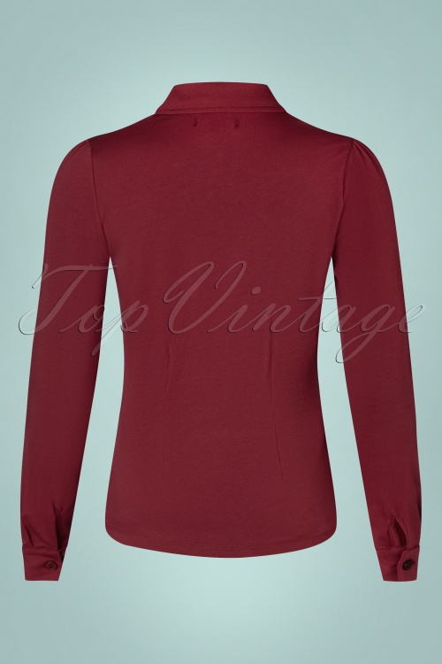 King Louie - Patty light blouse in tibetaans rood 3