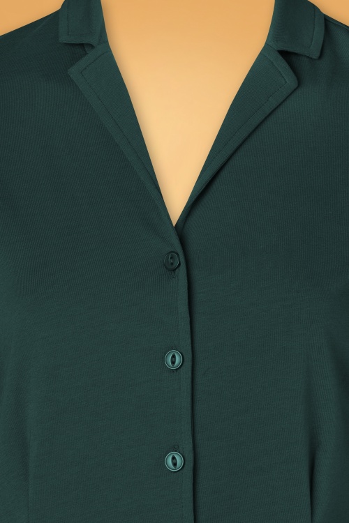 King Louie - 60s Patty Light Blouse in Pine Green 4