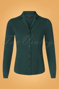 King Louie - 60s Patty Light Blouse in Pine Green 2