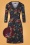 Rubell Cross Dress Années 60 en Noir
