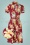 50s Charlene Honolulu Shirtwaister Dress in Burgundy