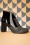 Nemonic 44246 Shoes Heels Pumps Black Booties Boots Wallace Negro 220714 606 W