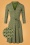 Emmy Maple Dress Années 60 en Vert Posey