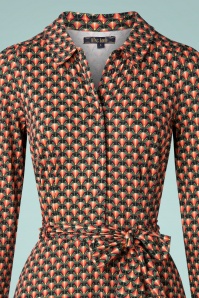 King Louie - 60s Sheeva Rizzoli Dress in Tweed Orange 3