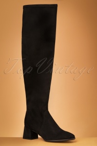 Tamaris - Debra overknee laarzen in zwart