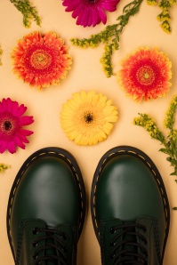 Dr. Martens - 1460 Smooth Ankle Boots in Green 2