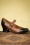 Miz Mooz - 40s Faye Mary Jane Pumps in Black and Brandy