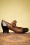 Miz Mooz - Faye Mary Jane Pumps Années 40 en Noir et Cognac 3