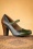 50s Kaine Mary Jane Pumps in Kiwi, Ocean and Brandy