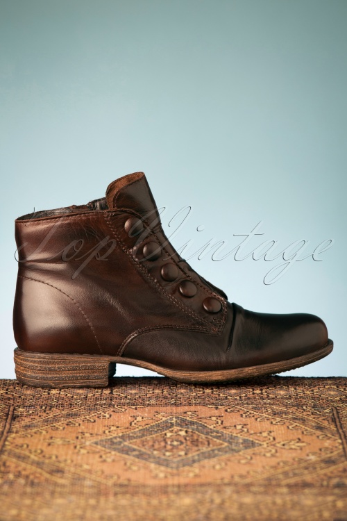 Miz Mooz - Louise Boots Années 60 en Marron 3