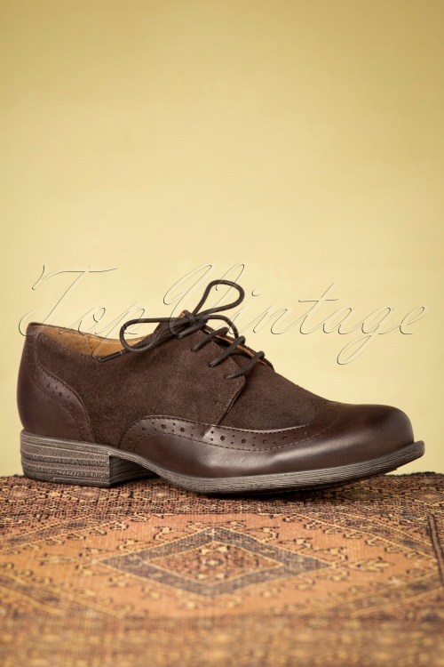 Miz Mooz - 60s Luther Shoes in Brown