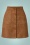 60s Anna Suedine Skirt in Brown