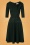 Vintage Chic 32678 Forest Green Plain Swing Dress 20201014 002W